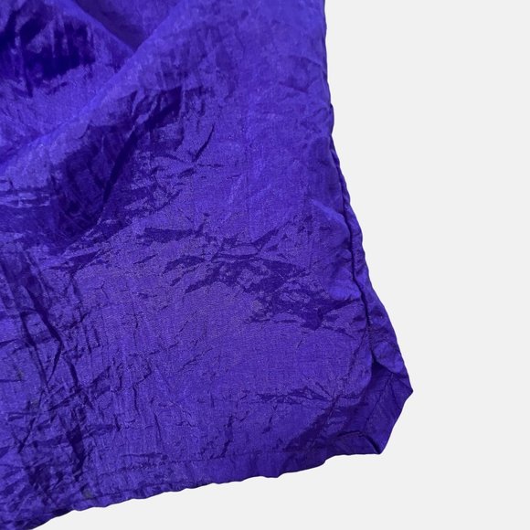 Vintage Shell Shock Nylon Crinkle Shorts High Waist Front Pockets Womens Large L - Picture 5 of 6